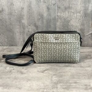 Vintage VTG Y2K 2000's 00's Guess Jean's Grey Monogram Shoulder Bag